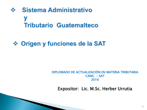 Sistema Administrativo y Tributario guatemalteco