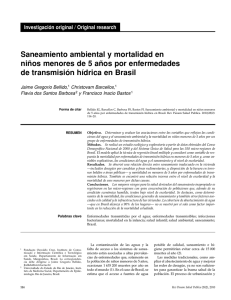 Saneamiento ambiental y mortalidad en niños menores de 5 años