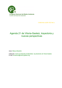 A21L Vitoria_Gasteiz, la trayectoria y las nuevas prespectivas