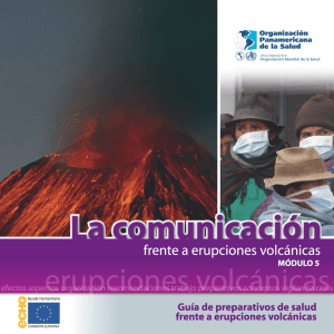 La comunicación frente a erupciones volcánicas