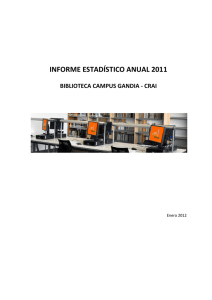 informe estadístico anual 2011