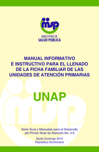 Manual Informativo e Instructivo de Ficha Familiar