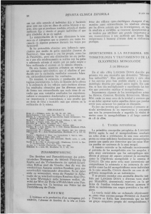 oligofrenia mongoloide - Revista Clínica Española