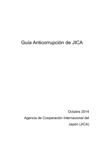 Guía Anticorrupción de JICA