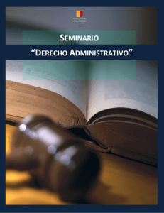 derecho administrativo - Escuela Nacional de la Judicatura