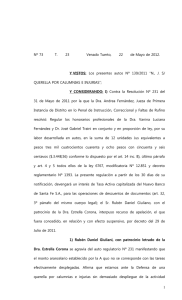 N° 73 - Poder Judicial de la Provincia de Santa Fe