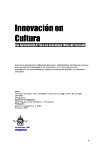 Innovación en Cultura - CONEXIONES improbables
