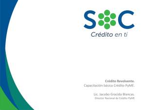 Capacitacion Credito Revolvente SOC PyME 1.1