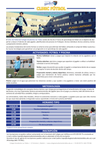 clinic fútbol - Colegio Estudiantes Las Tablas