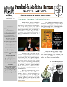 Gaceta Vol. 2 No. 3 - Facultad de Medicina Humana