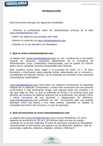 INTRODUCCIÓN Este documento persigue las siguientes