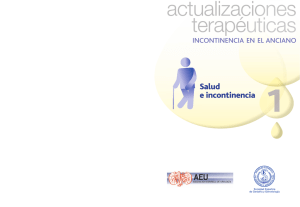 Incontinencia en el anciano 1 - Sociedad Española de Geriatría y