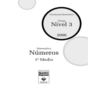 Números - Ministerio de Educación de Chile