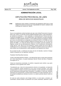 diputación provincial de jaén