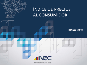 Presentación Inflación Mayo 2016
