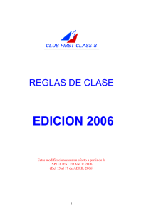 Reglas de Clase FC-8-2006-ESP