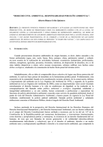 Derecho Civil Ambiental. Responsabilidad por Daño Ambiental, Prof