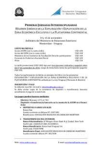 Información - Asociación Uruguaya de Derecho Marítimo