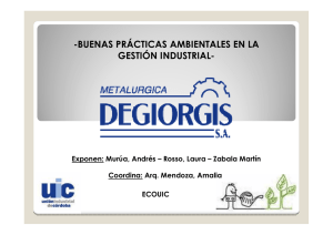 Metalúrgica DeGiorgis SA - UIC Unión Industrial de Córdoba