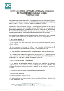Convocatoria - Universidad de Cantabria