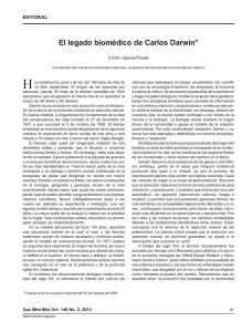 El legado biomédico de Carlos Darwin