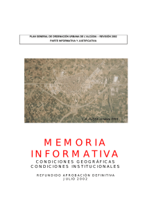 memoria informativa - Ajuntament de l`Alcúdia