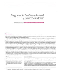 Programa de Política Industrial y Comercio Exterior