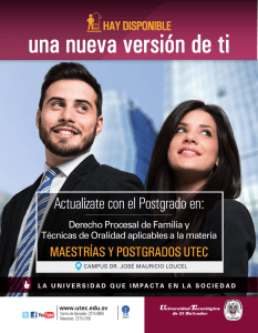 Descargar Brochure - Universidad Tecnológica de El Salvador