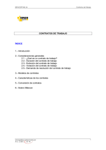 contratos de trabajo - Cambra de Comerç de Sabadell