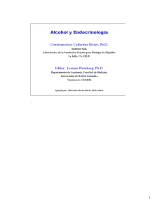 Alcohol y Endocrinología - Research Society on Alcoholism