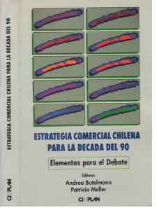 ESTRATEGIA COMERCIAL CHILENA PARA LA DECADA DEL 90
