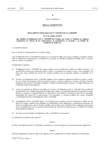Reglamento Delegado (UE) no 1382/2014 de la Comisión, de 22 de