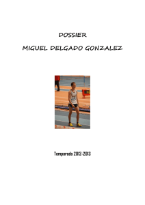 miguel delgado - Club de Atletismo "Ciudad de Peñaranda"