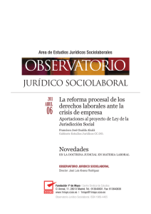 Observatorio Jurídico Sociolaboral 6