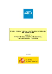 Plan Hidroglógico Demarcación del Guadalquivir