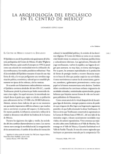 La arqueología del Epiclásico en el Centro de México