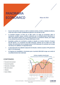 Panorama Económico - Mayo 2016