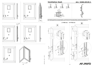 Art. 3200.651R/L Ventilation Sash A B