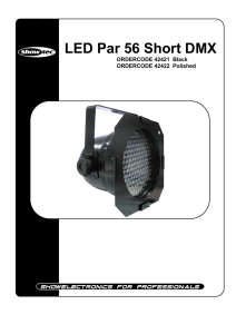 LED Par 56 Short DMX