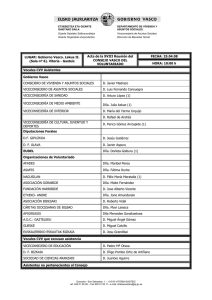 Vitoria - Gasteiz Acta de la XVIII Reunión del CONSEJO