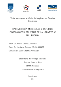 Tesis Maestría en Ciencias Biológicas de Matías Castells