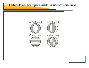 4 Modelos del campo usando armónicos esféricos