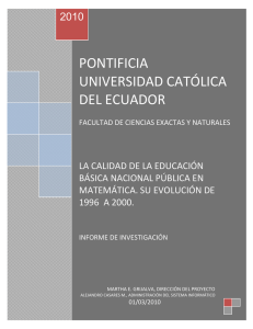 presentación - Pontificia Universidad Católica del Ecuador