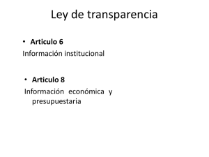 Ley de transparencia - Federación Española de Pentatlón Moderno