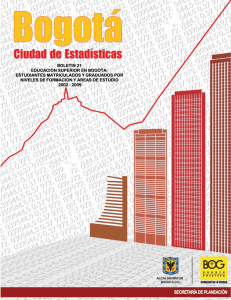 Boletín No. 21. Educación Superior en Bogotá