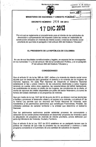 Decreto 2924 del 17 de diciembre de 2013