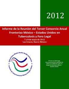 Reunión del Consorcio Fronterizo México