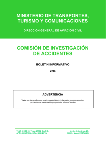 comisión de investigación de accidentes
