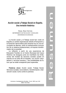 Acción social y Trabajo Social en España. Una revisión histórica