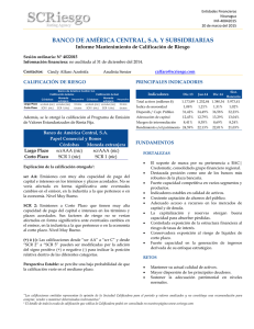 Información Financiera no auditada al 31 de Diciembre 2014